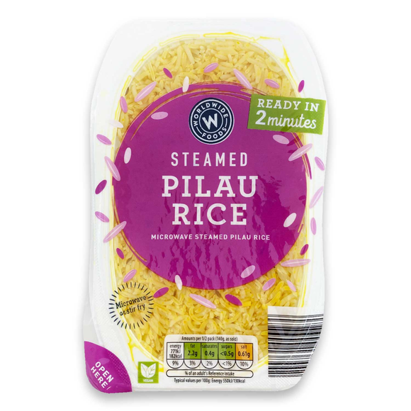 Steamed Pilau Rice G Worldwide Foods Aldi Ie